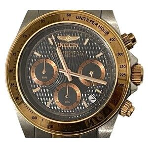 Invicta 45mm Men’s S1 Rally Vintage Quartz Chronograph Two Tone Steel Bracelet